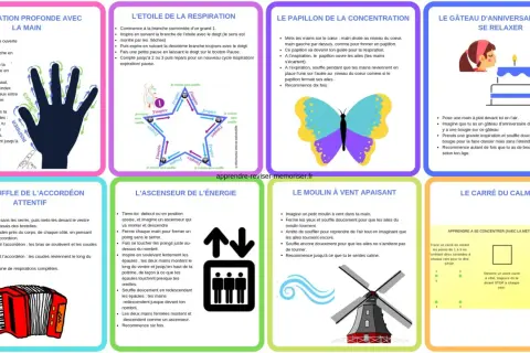 Exercice de respiration anxiété : imaginez un papillon ouvrant ses ailes à l'inspiration, puis les refermant à l'expiration. Répétez dix fois.