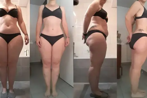 Transformation impressionnante : une femme a réussi à perdre 20 kilos en 1 an, visiblement plus mince et tonique.