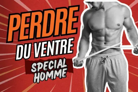 Homme musclé mesurant sa taille pour perdre du ventre rapidement. Objectif : un corps sculpté.