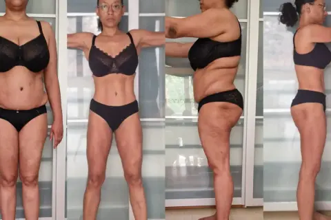 Avant/après : une femme montre sa transformation physique. Elle a réussi à sculpter son corps à 40 ans, prouvant que c'est possible.
