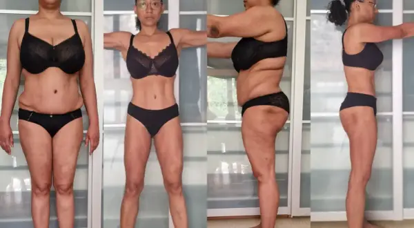 Avant/après : une femme montre sa transformation physique. Elle a réussi à sculpter son corps à 40 ans, prouvant que c'est possible.
